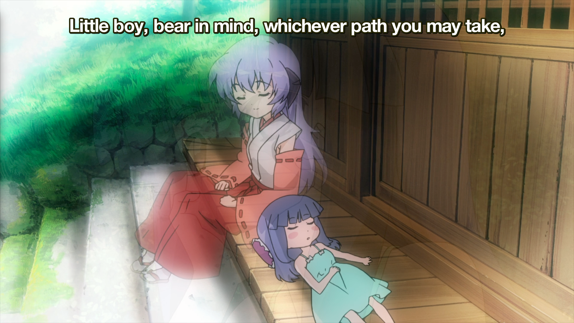 hanyū sings to young rika in past.png